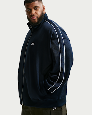 Nike Sportswear Club Men's Oversized Knit Track Jacket. Nike.com